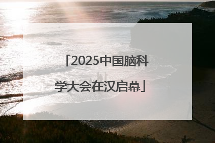 2025中国脑科学大会在汉启幕