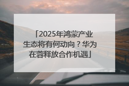 2025年鸿蒙产业生态将有何动向？华为在蓉释放合作机遇