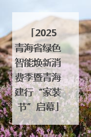 2025青海省绿色智能焕新消费季暨青海建行“家装节”启幕