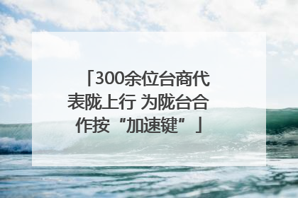 300余位台商代表陇上行 为陇台合作按“加速键”